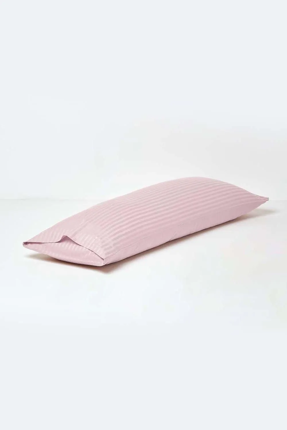 Homescapes Egyptian Cotton Ultrasoft Body Pillowcase 330 TC in Dusty Pink 3