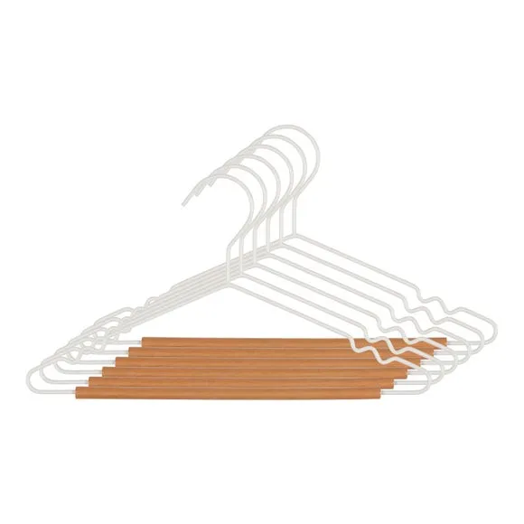 Set of 6 Kids Wooden Bar Hangers 3