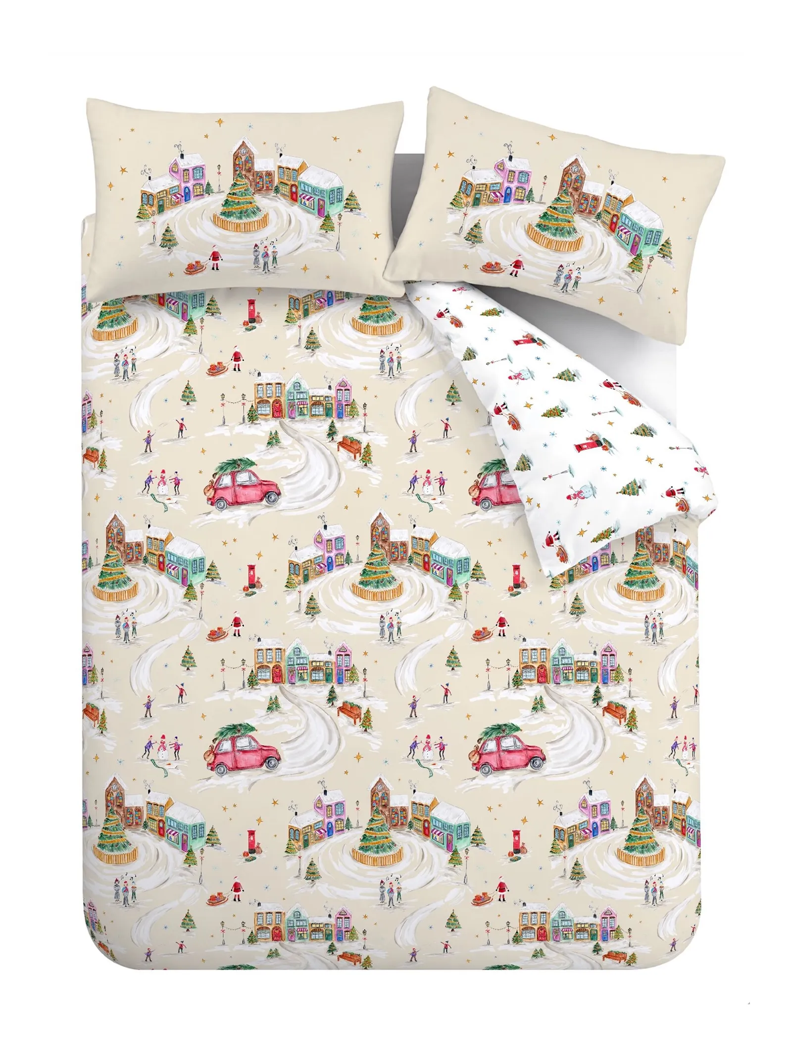 Catherine Lansfield 'Christmas Town' Duvet Cover Set 5