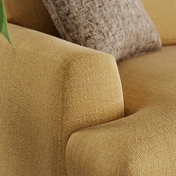 Lawson Chunky Tonal Weave Corner Chaise Sofa 5