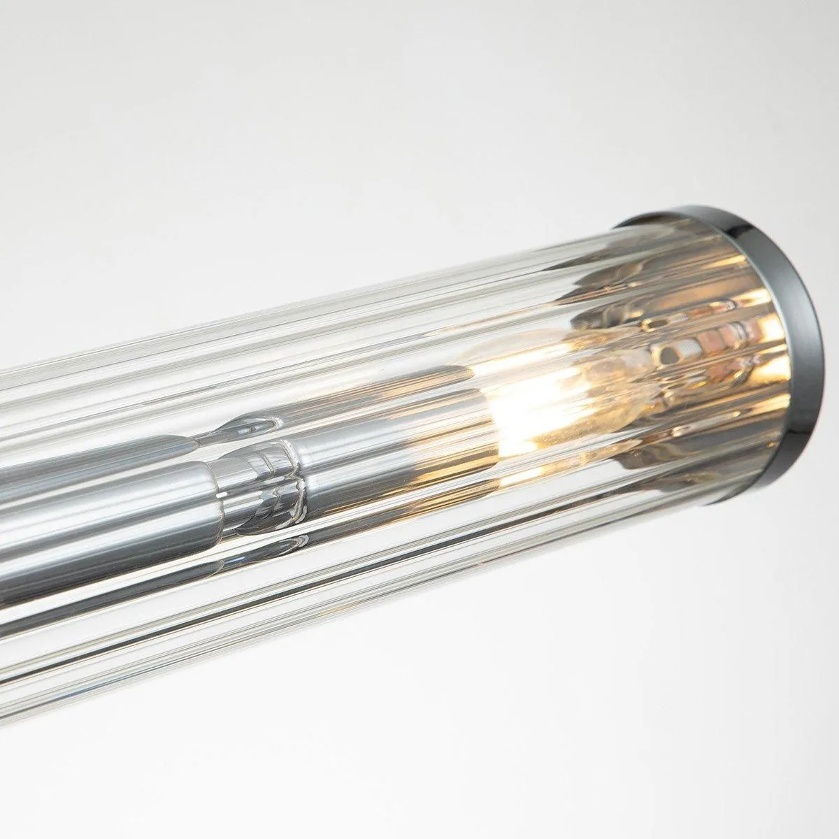 Netlighting Kichler Azores Bathroom Wall Lamp Polished Chrome IP44 in Grey 4