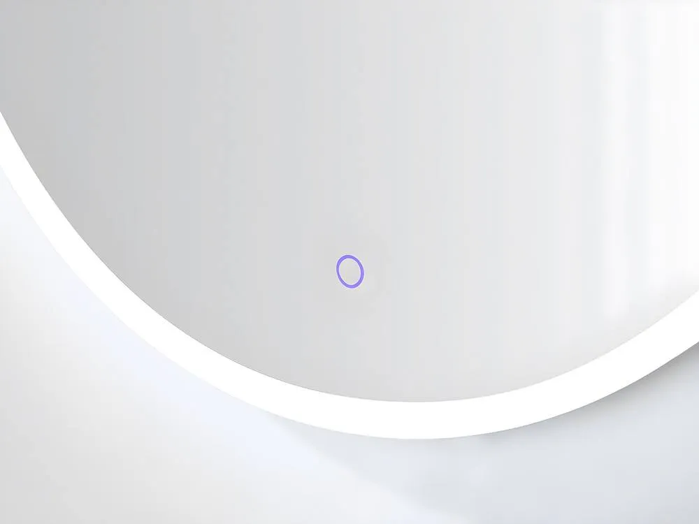 Vente-unique Round Illuminated Anti-Mist Bathroom Mirror With Leds - D80 Cm in Clear 5