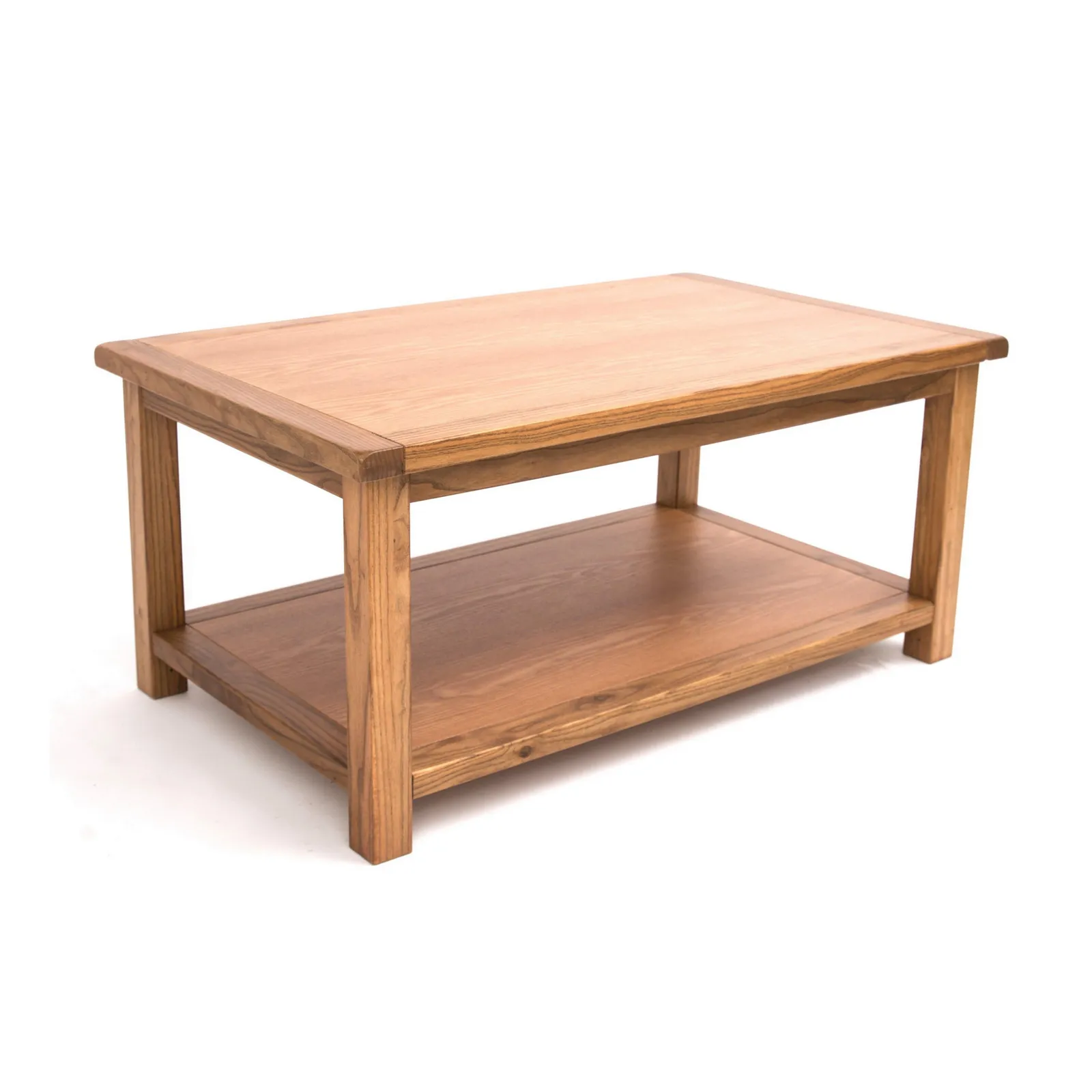 Cabinet Bits Coffee Table with Shelf - H45 W100 D60cm in Light Brown 1