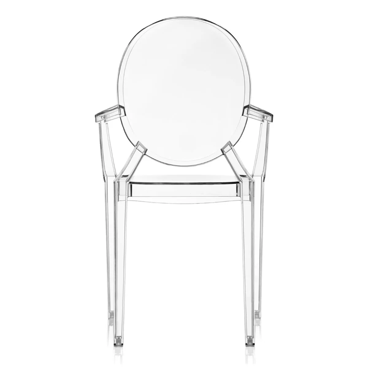 Kartell Louis Ghost Armchair, Neutral Plastic | Barker & Stonehouse 5