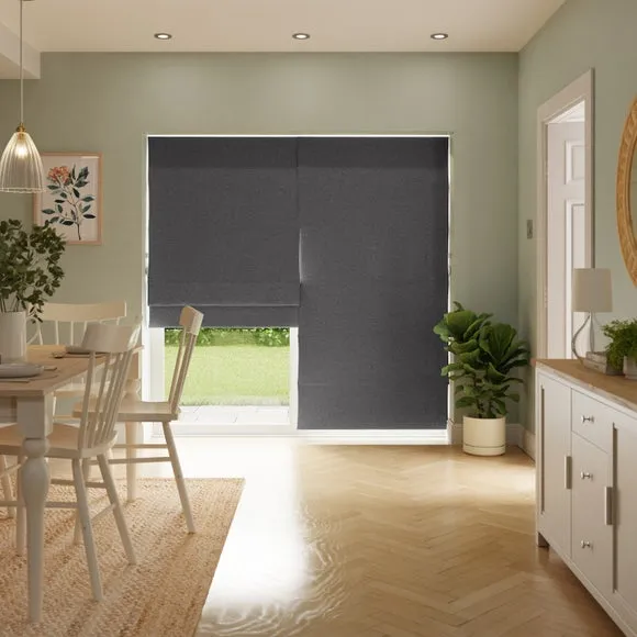 Luna Easy Chain Blackout Roman Blind 1