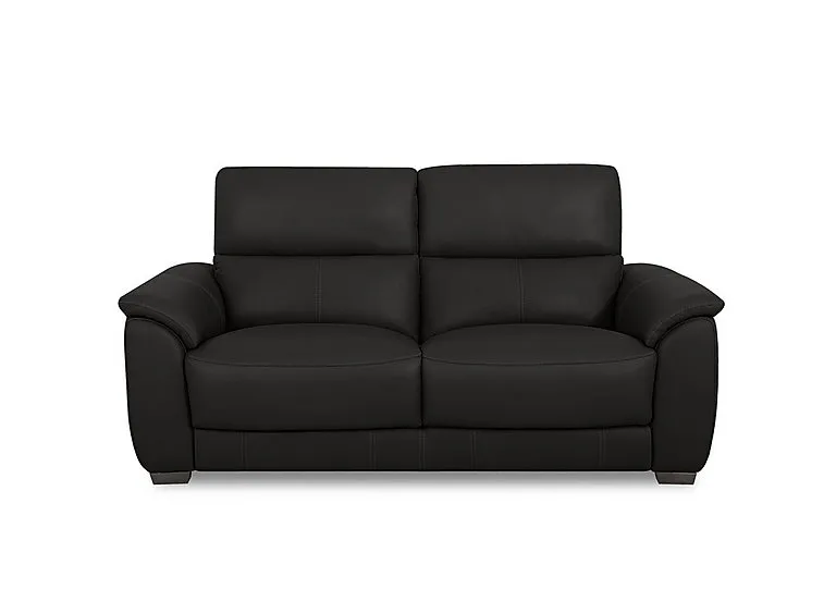 Saffron Leather 3 Seater Sofa
