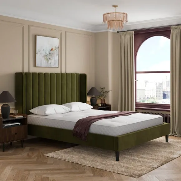 Alara Velvet Bed 1