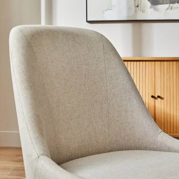 Eddie Dining Chair, Luna Fabric 5
