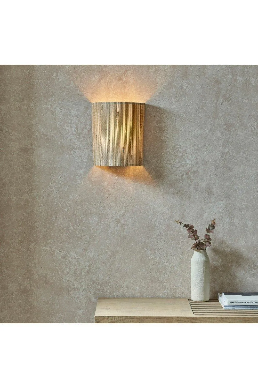 Netlighting Longshore Shade Wall Lamp Natural Seagrass Matt Black 5