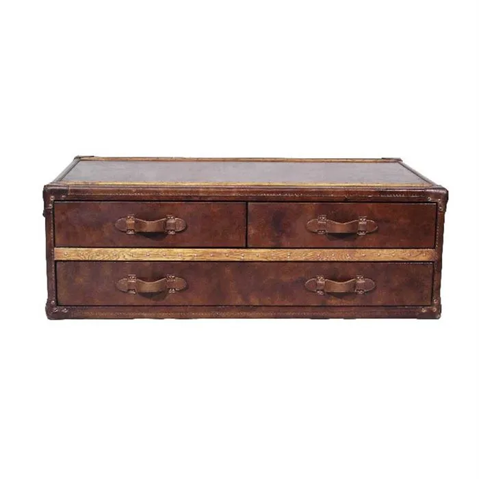 Timothy Oulton Stonyhurst Large Coffee Table, Vintage Cigar