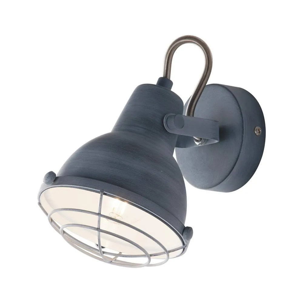 Netlighting CUBA Dome Wall Light Grey 13x18.5x15cm