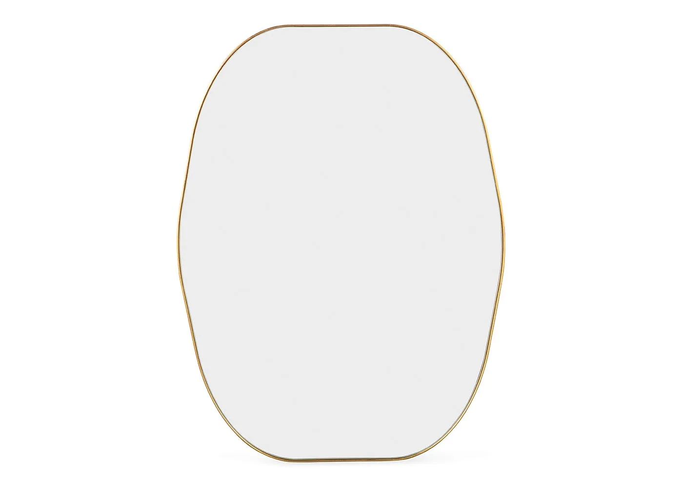 Heal's Fine Edge Dram Wall Mirror Gold 60 x 80cm