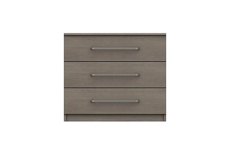 London Bedroomsfriars 3 Drawer Chest - Beige Grey Oak