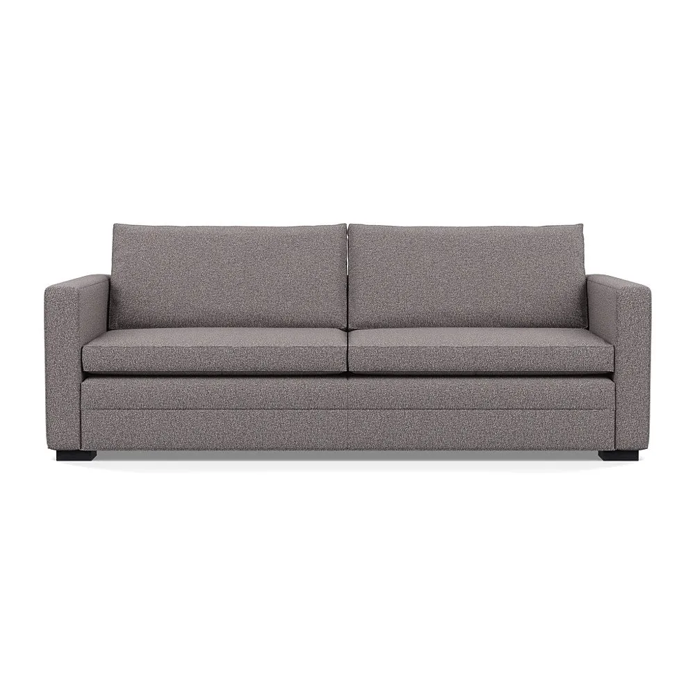 Heal's Palermo 4 Seater Sofa Loop Boucle Granite Black Feet 1