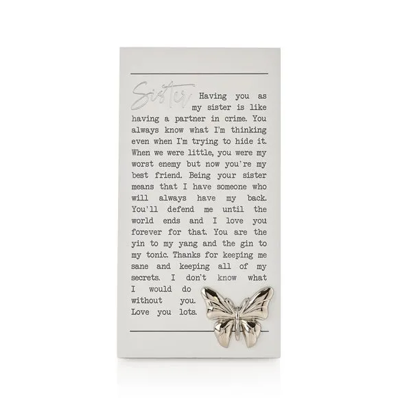 Sister Moments Plaque 2