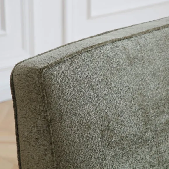 Esme Distressed Chenille 2 Seater Sofa 6