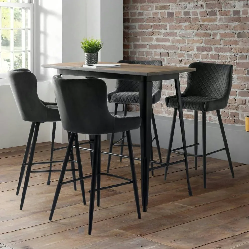 netfurniture Richmond Bar Stool in Grey 2