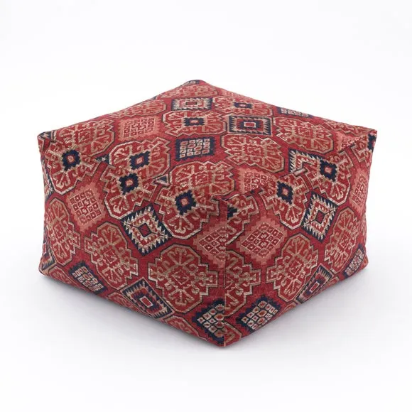 Hester Kilim Cube Pouffe