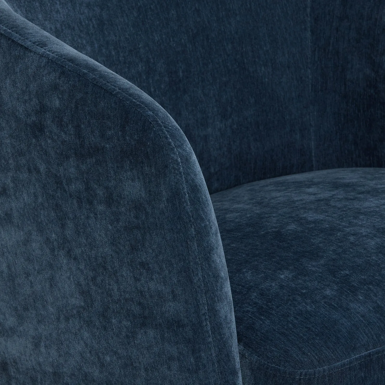 Pellaro Swivel Armchair, Blue Fabric | Barker & Stonehouse 5