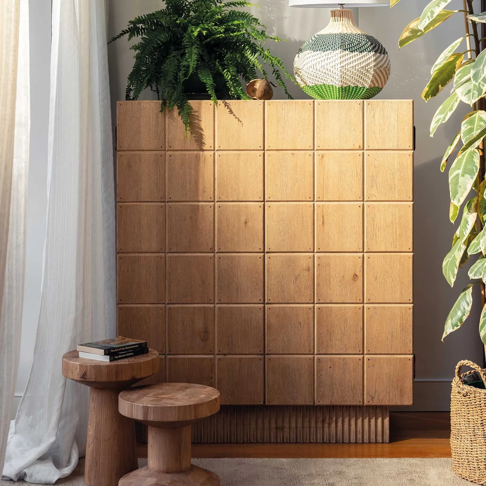 Newton Cabinet With 2 Doors Oak | Barker & Stonehouse 2