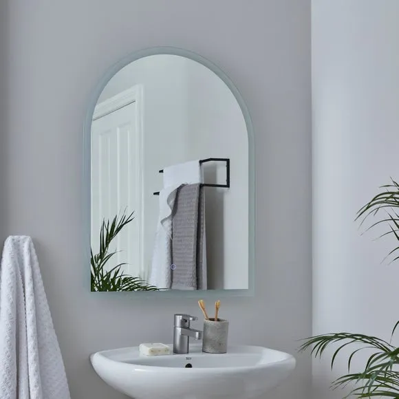 Arched Light Up Wall Mirror 5