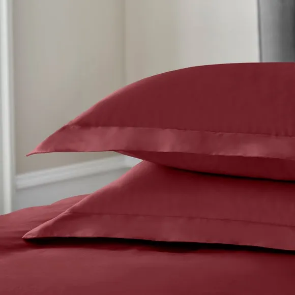Dorma Crisp & Fresh 400 Thread Count Egyptian Cotton Percale Continental Pillowcase 3