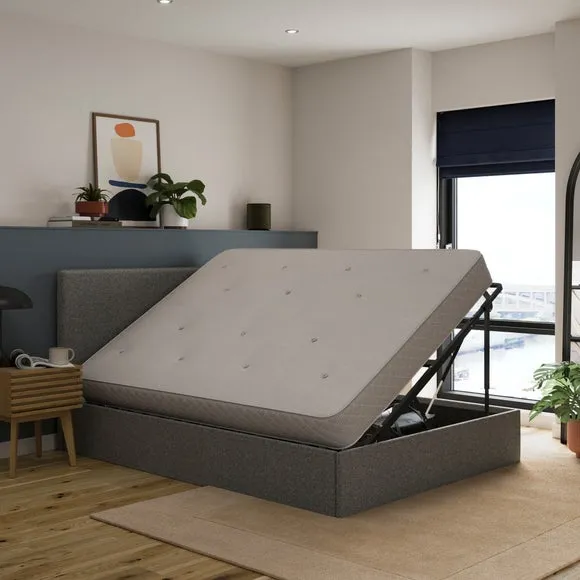 Olton Textured Side Lift Ottoman Bed Frame 2