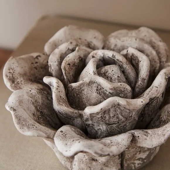 Concrete Flower Ornament 2