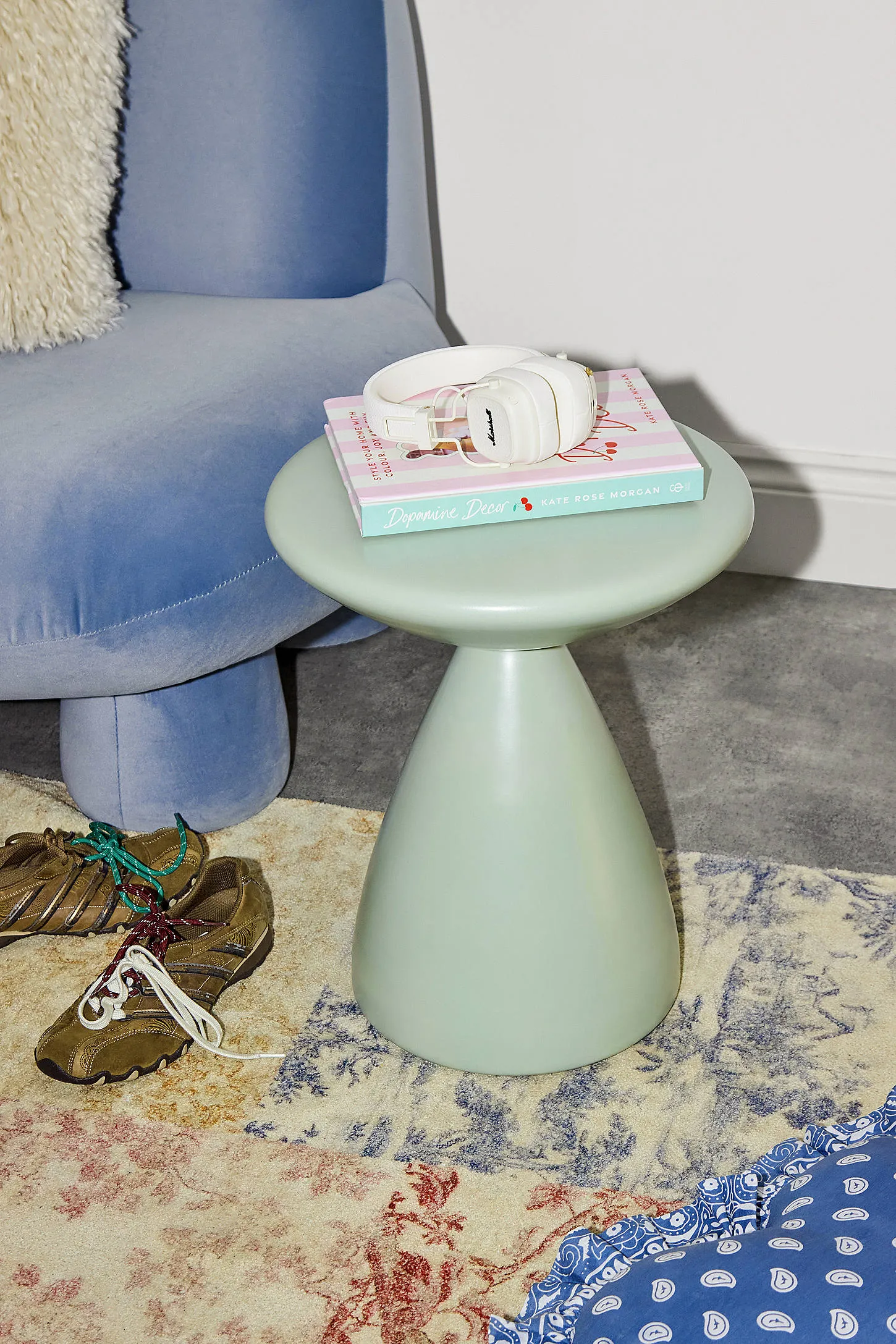 Hudson Green Side Table - Green
