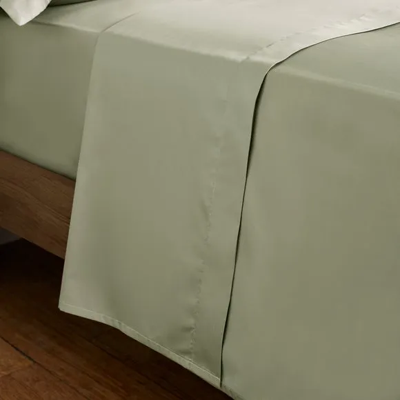 Dorma Luxe Egyptian Cotton Sateen Flat Sheet 2