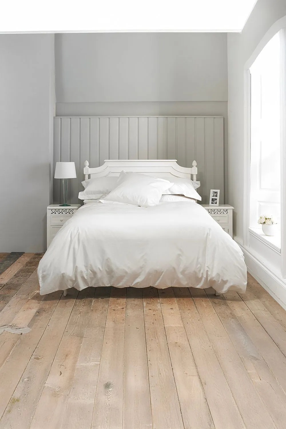 The Lyndon Company Deluxe 400 Thread Count 100% Cotton Plain Dye - Duvet Cover Sets & Fitted Sheets - Soft & Breathable Bedding 1