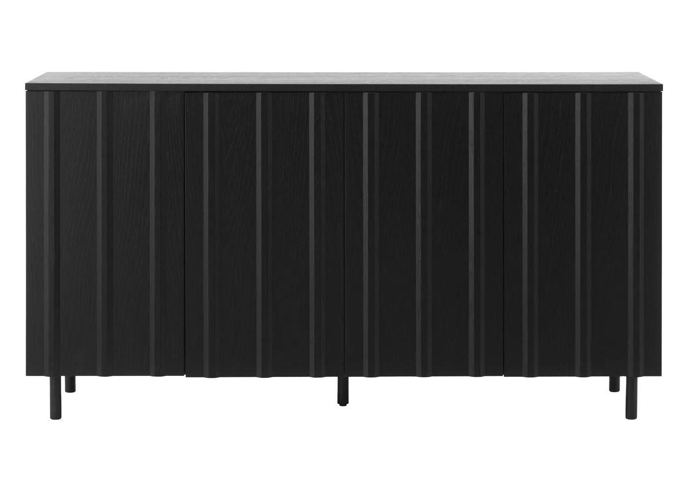 Normann Copenhagen Rib Sideboard in Soft Black