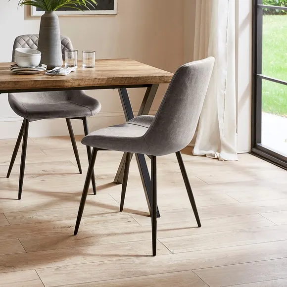 Walden Set of 4 Dining Chairs, Faux Leather 2