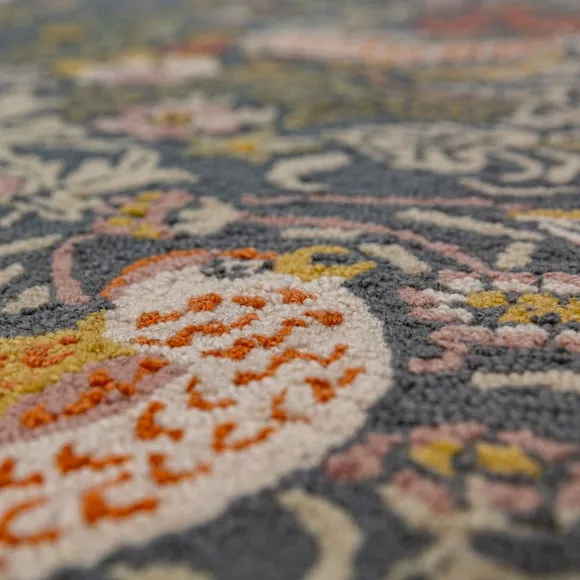 William Morris At Home Strawberry Thief Wool Rug 2