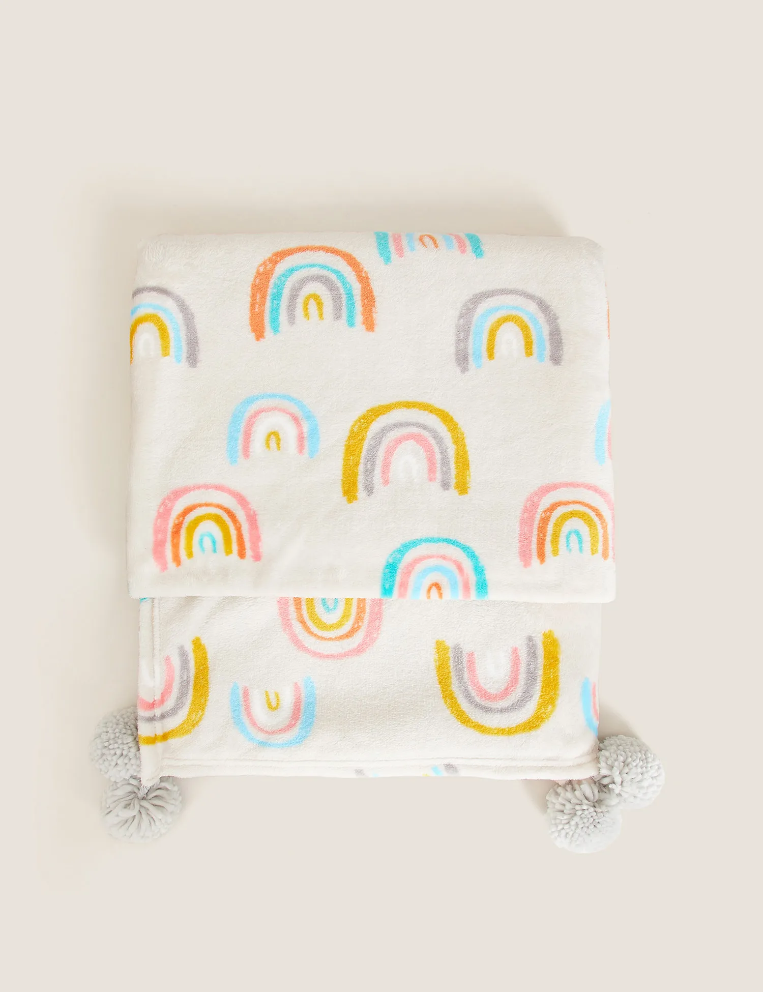 M&S Kids' Rainbow Throw