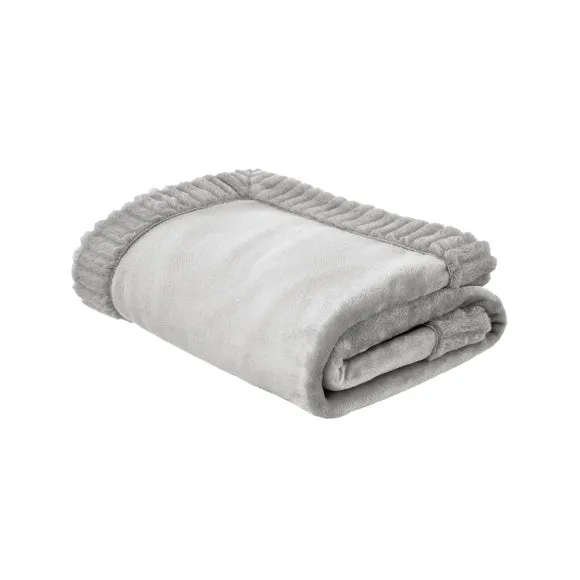 Catherine Lansfield Faux Velvet 150cm x 200cm Throw Blanket 2