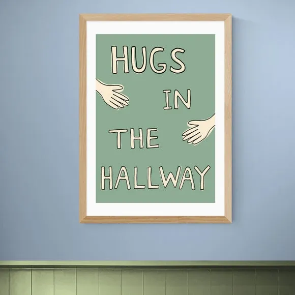 East End Prints Hugs in the Hallway Print 1
