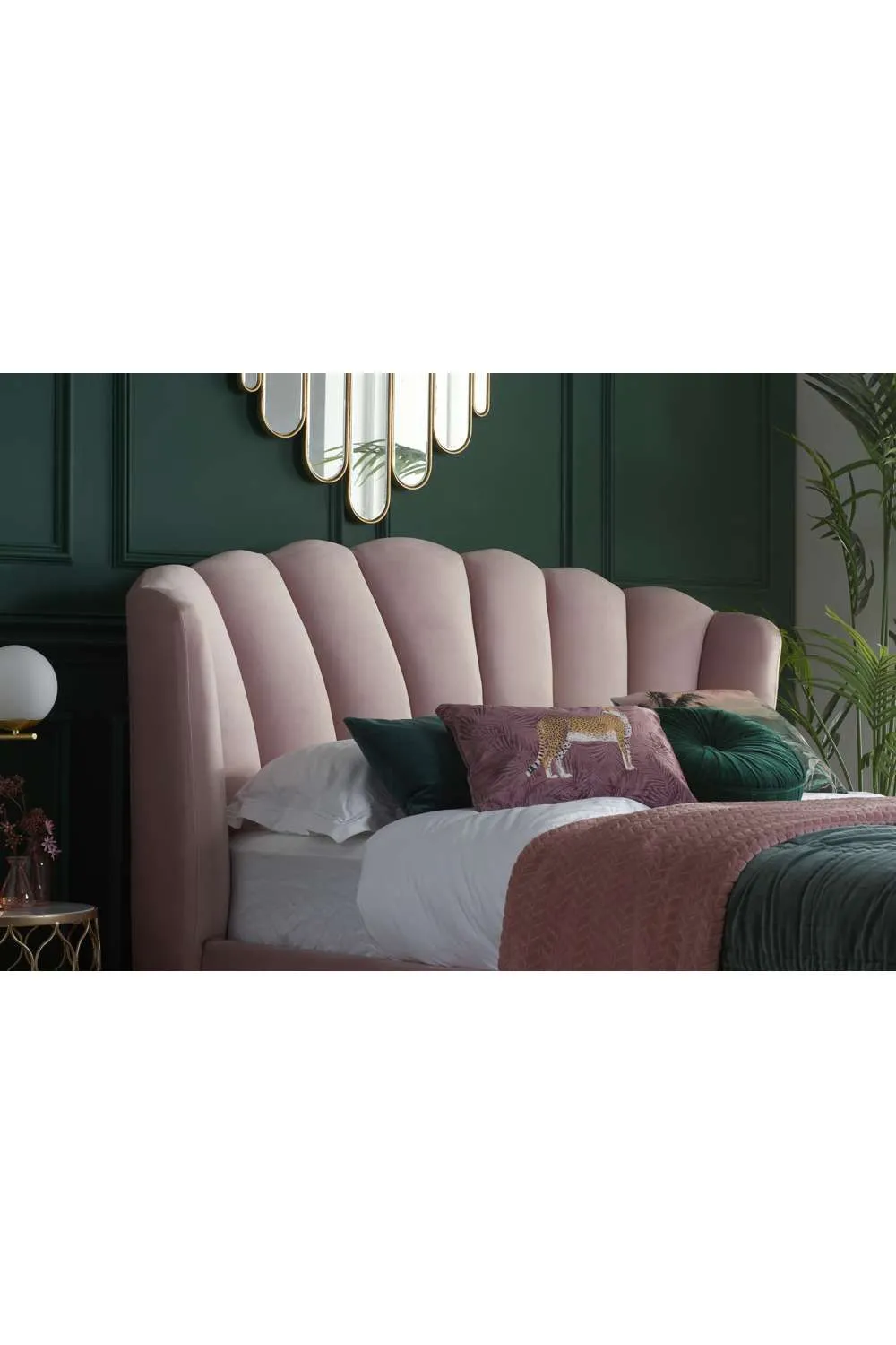 Birlea Velvet Fabric Ottoman Bed Frame Storage Lottie in Pink 3