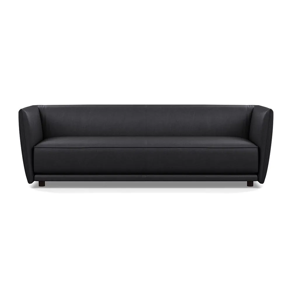 Heal's Valley 4 Seater Sofa Linea Black Walnut Stain Feet 1