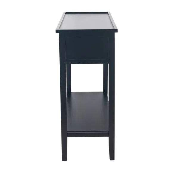 Return - Pacific Chelmsford Console Table, Black Painted Pine 3