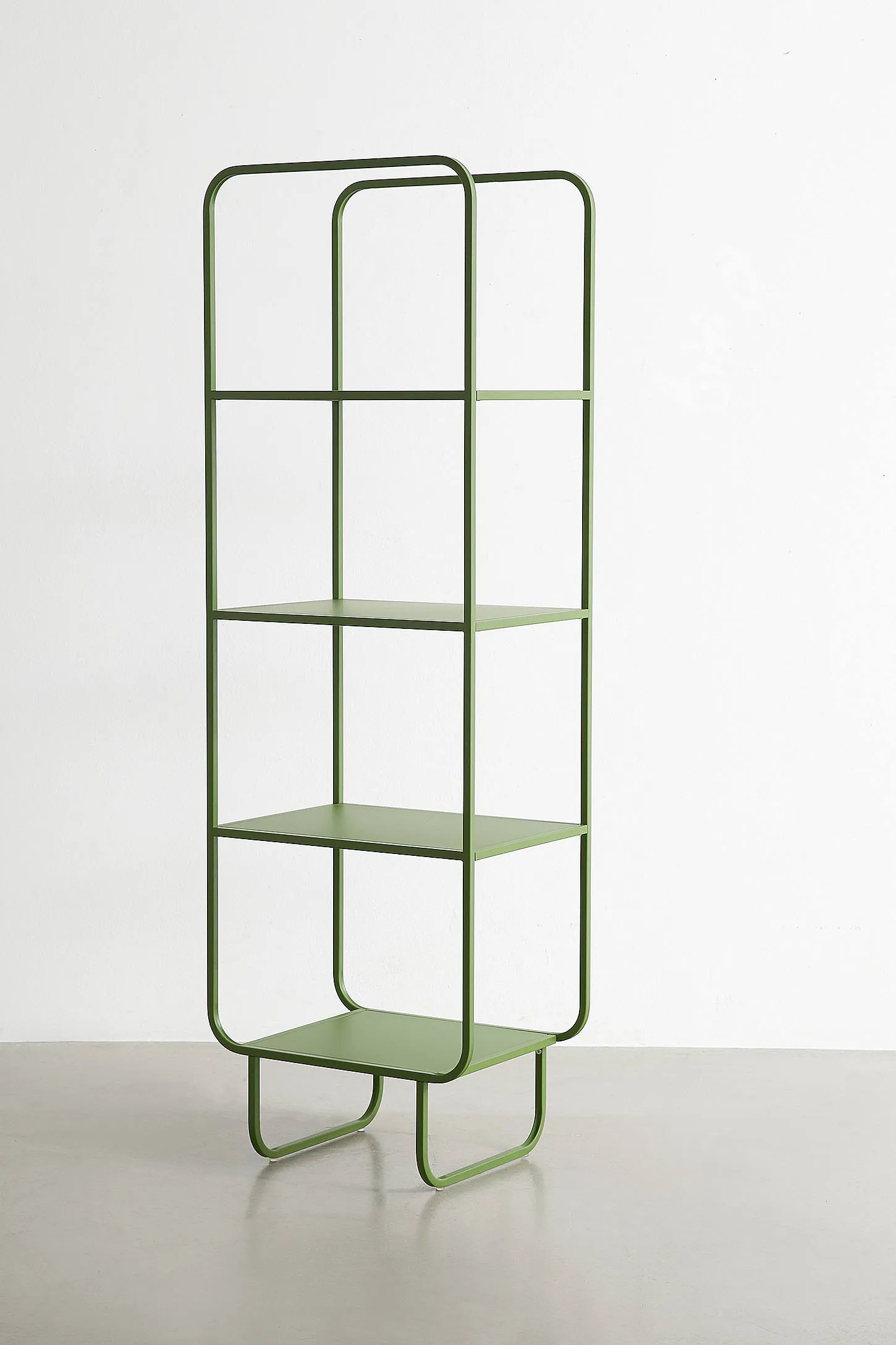 Alana Narrow Storage Shelf - Green 3