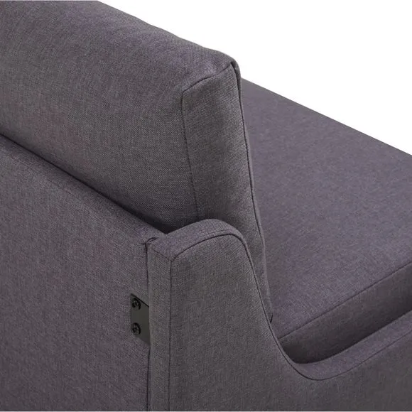 Dos Fabric Double Sofa Bed 5