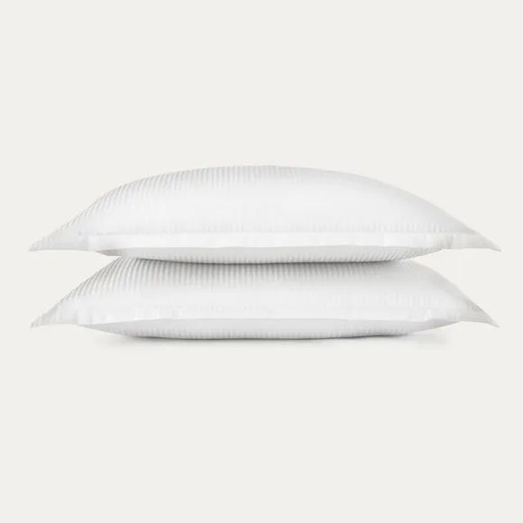 Hotel Cotton Stripe 400 Thread Count Oxford Pillowcase Pair 4