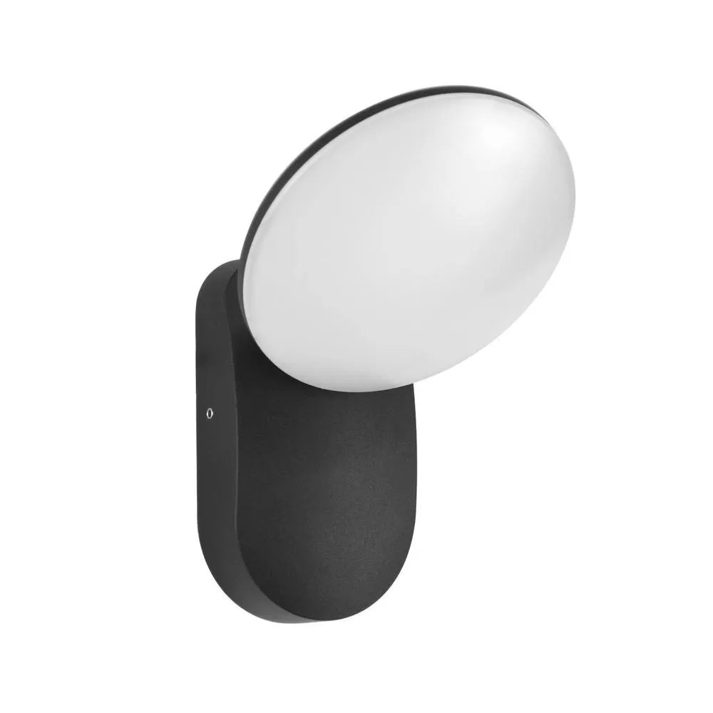 Netlighting Monti Outdoor Wall Down Lamp Black 3000K Warm White IP54