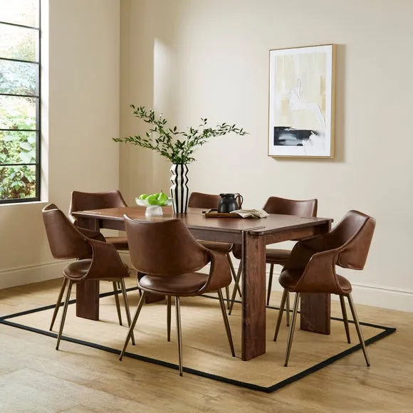 Marley Fold Back Chair, Faux Leather 2