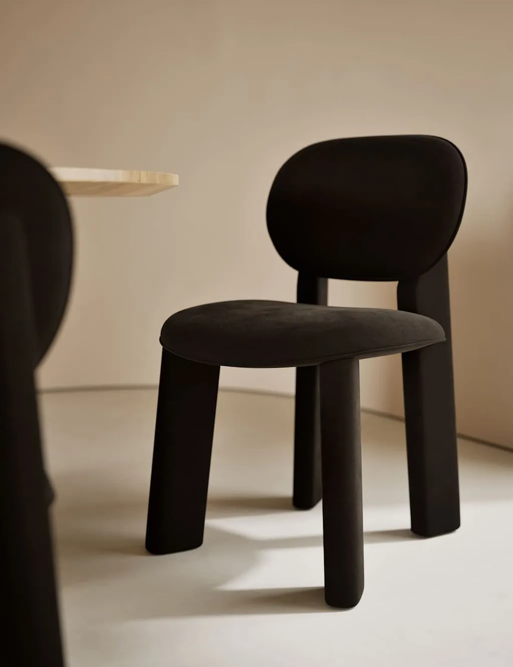 Gallery Direct Addy Velvet Dining Chair Charcoal