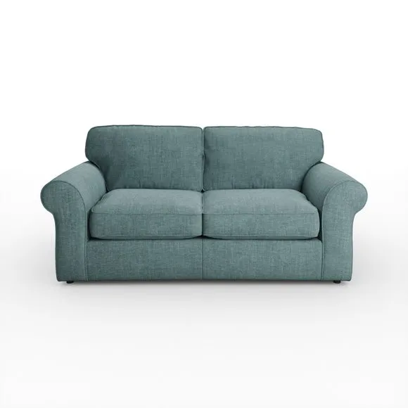 Flori Tonal Plush Chenille 2 Seater Sofa Bed 6