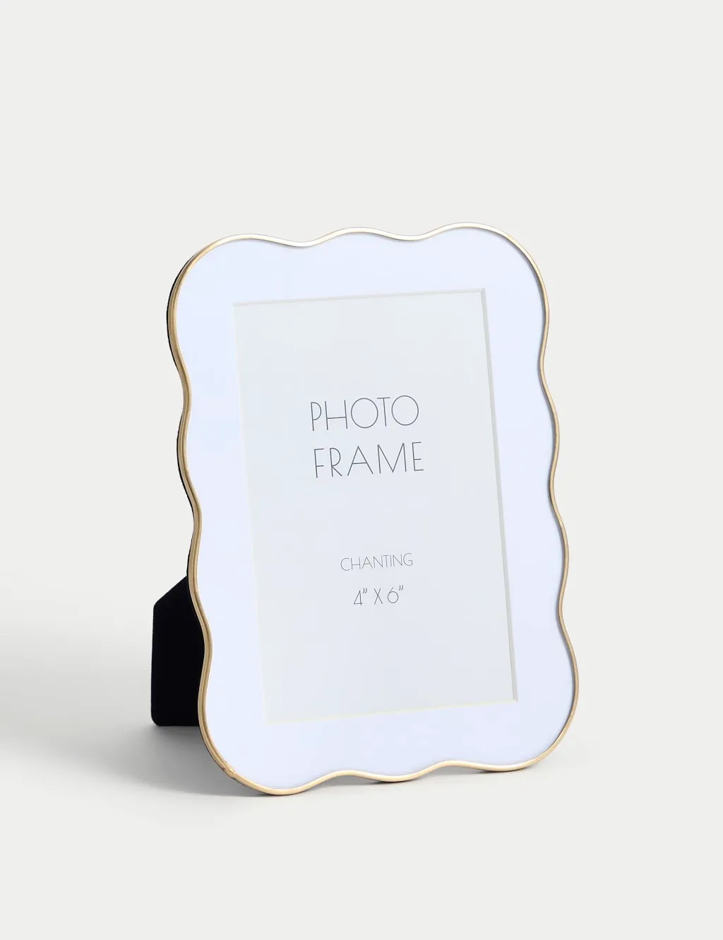 M&S Metal Wiggle Photo Frame 4x6 inch Gold