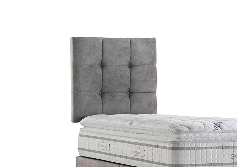 Apex Strutted Headboard - Single - Dapple Silver