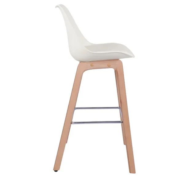 Erik Counter Height Bar Stool, White 4